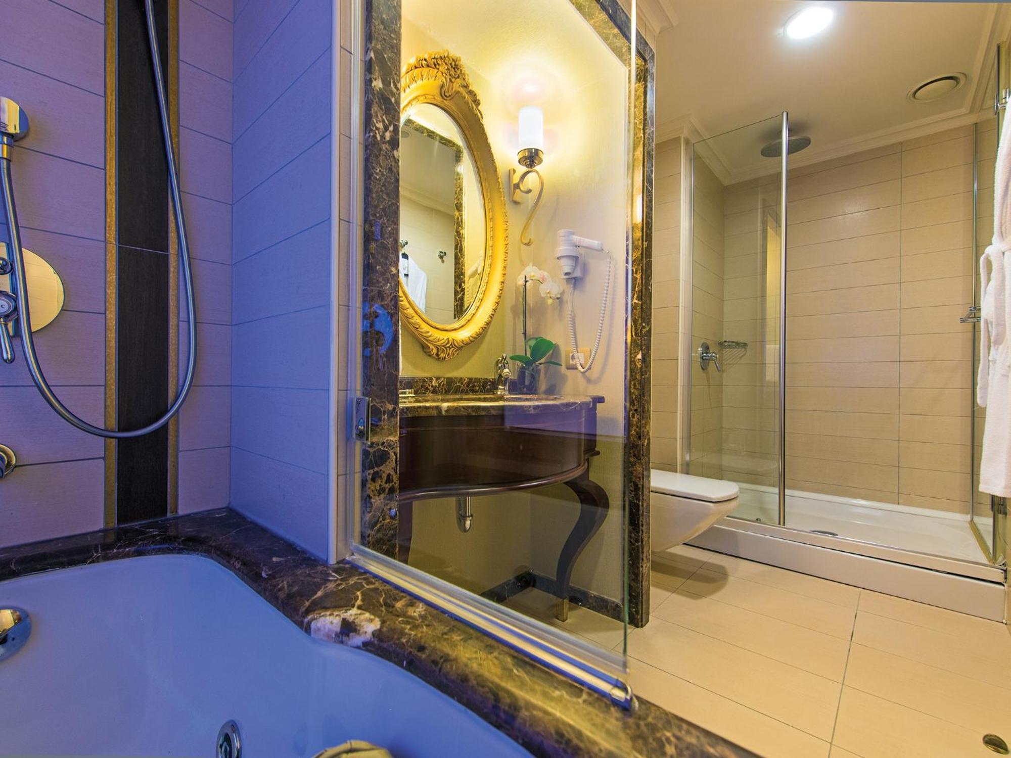 Elite World Istanbul Taksim Hotel Cameră foto A shower door